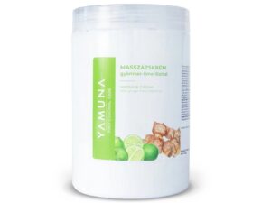 Yamuna zsíros masszázskrém gyömbér-lime illattal